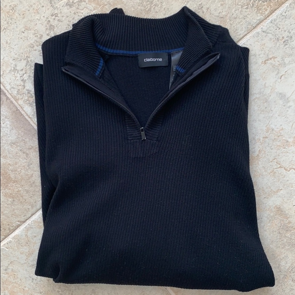 Claiborne men’s XL zip up sweater